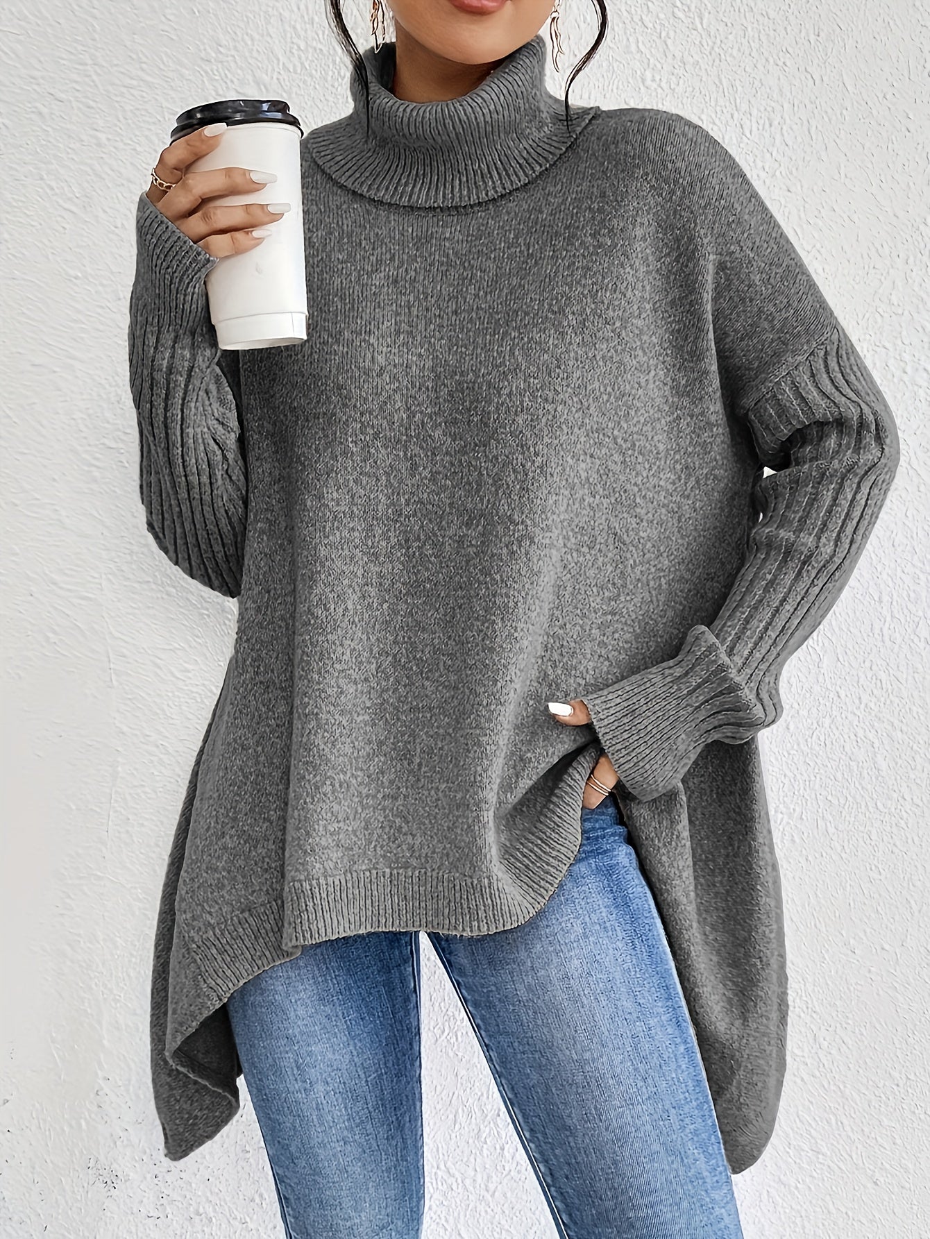 Alessia cozy knit sweater relaxed silhouette soft breathable fabric perfect for layering