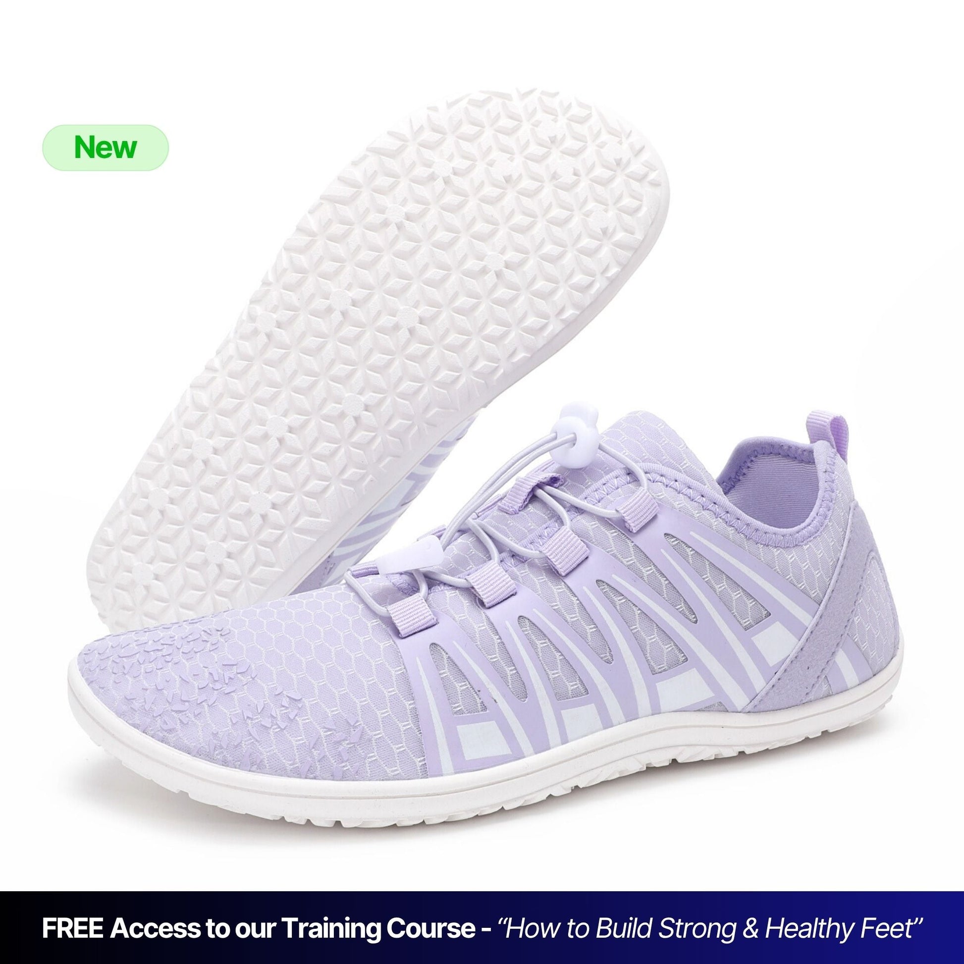 Flatline minimalist barefoot training shoes by Wavlynn, flexible knit upper for natural ground feel
