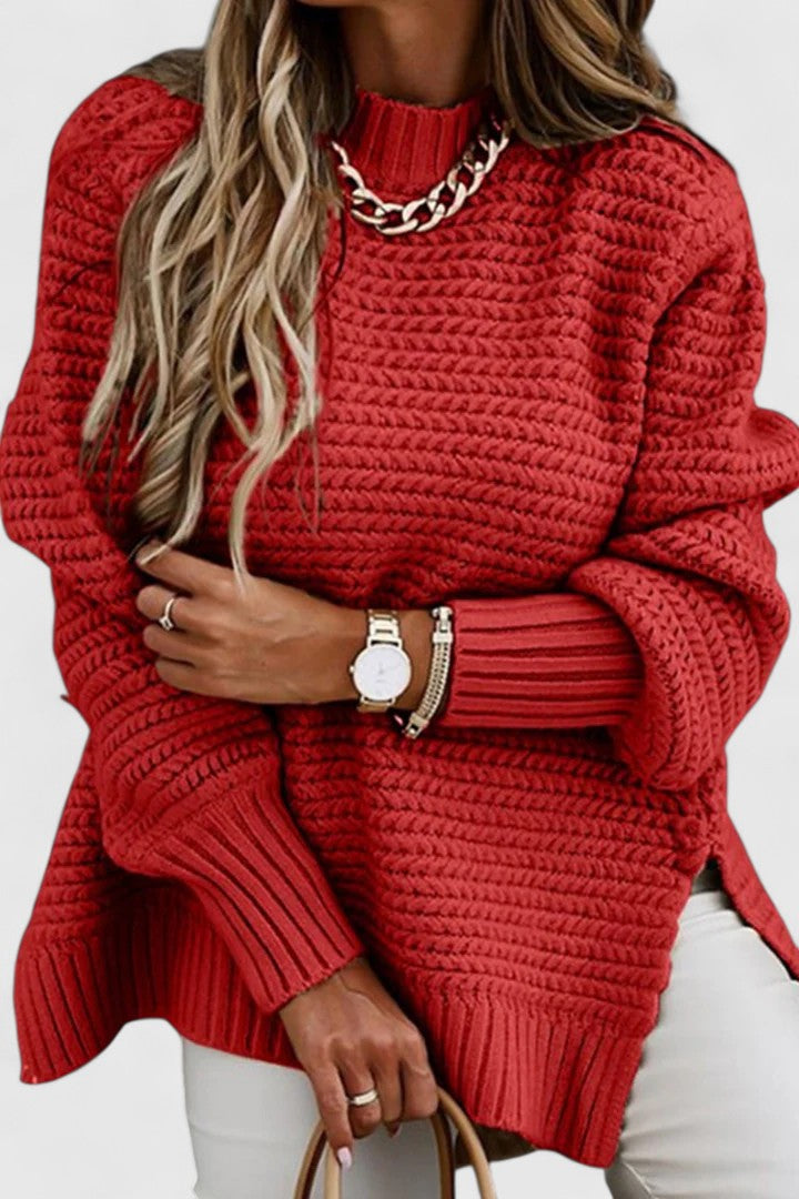 Savannah™ relaxed-fit comfortable sweater in soft neutral tones with breathable everyday style
