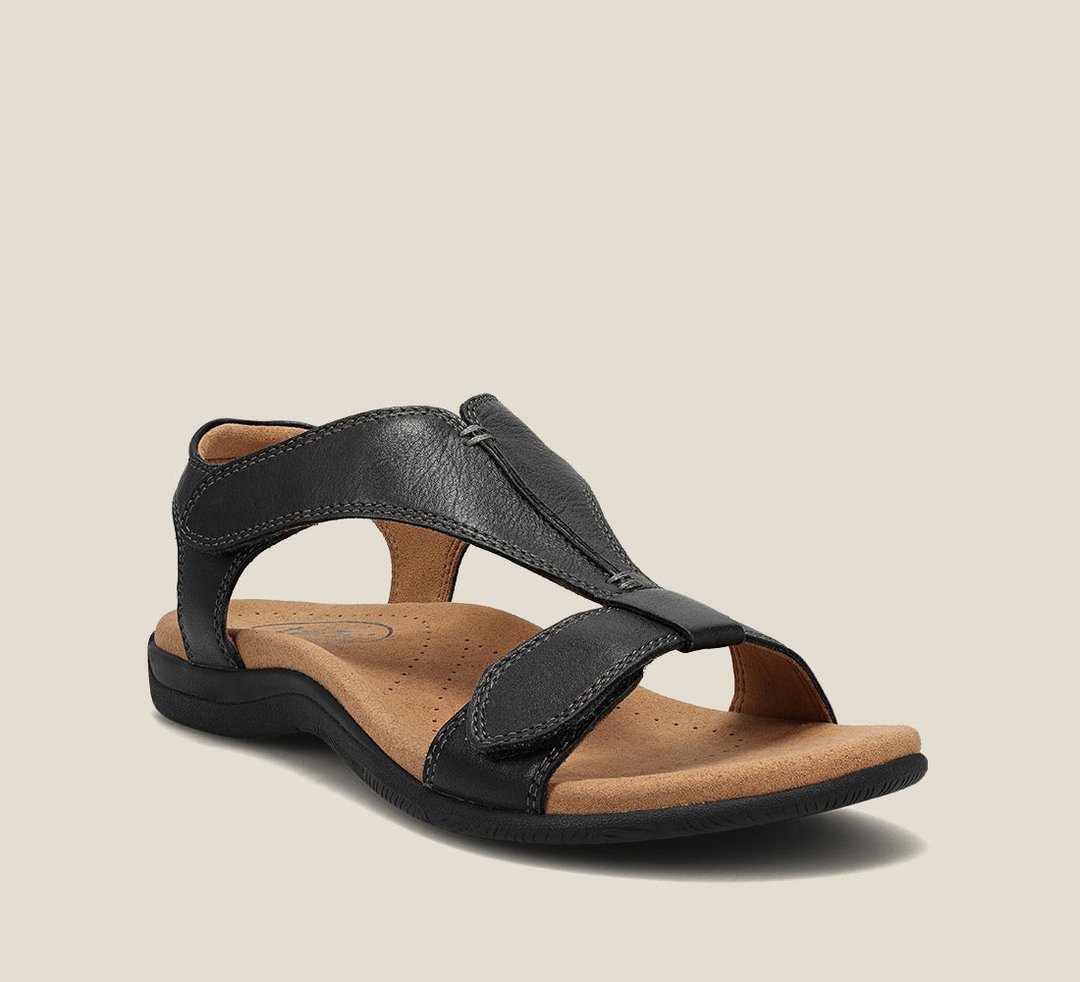 Carolyn comfort vegan leather sandals for women with cloud cushioning and comfort support