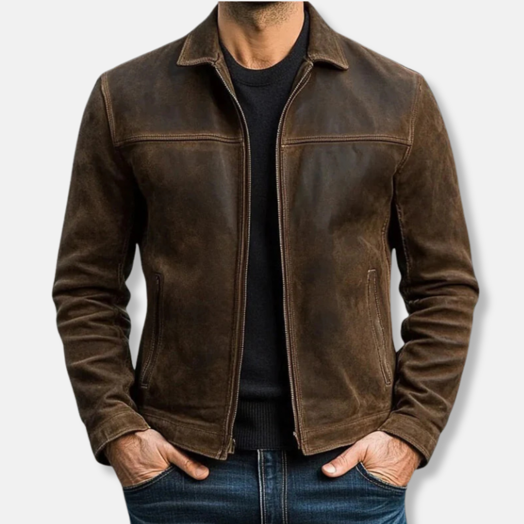Wavlynn men's casual polyester jacket sleek modern slim fit with button closure versatile everyday wear