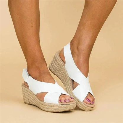 Women's comfort cushioned sandals with contoured footbed, lightweight breathable design for all-day comfort