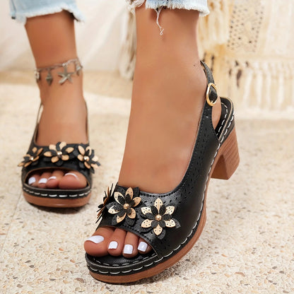 Rosewood women's high heel sandals with adjustable ankle strap in elegant evening style