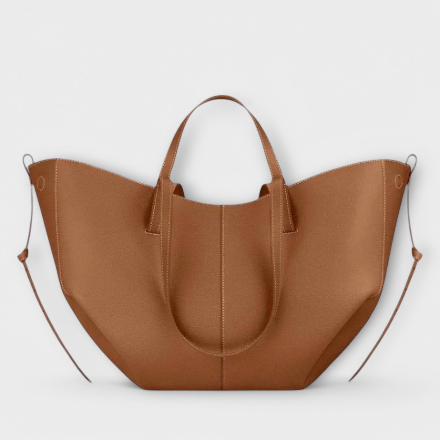 Gunnhild minimalist everyday tote bag spacious design neutral tone versatile travel shopping carryall