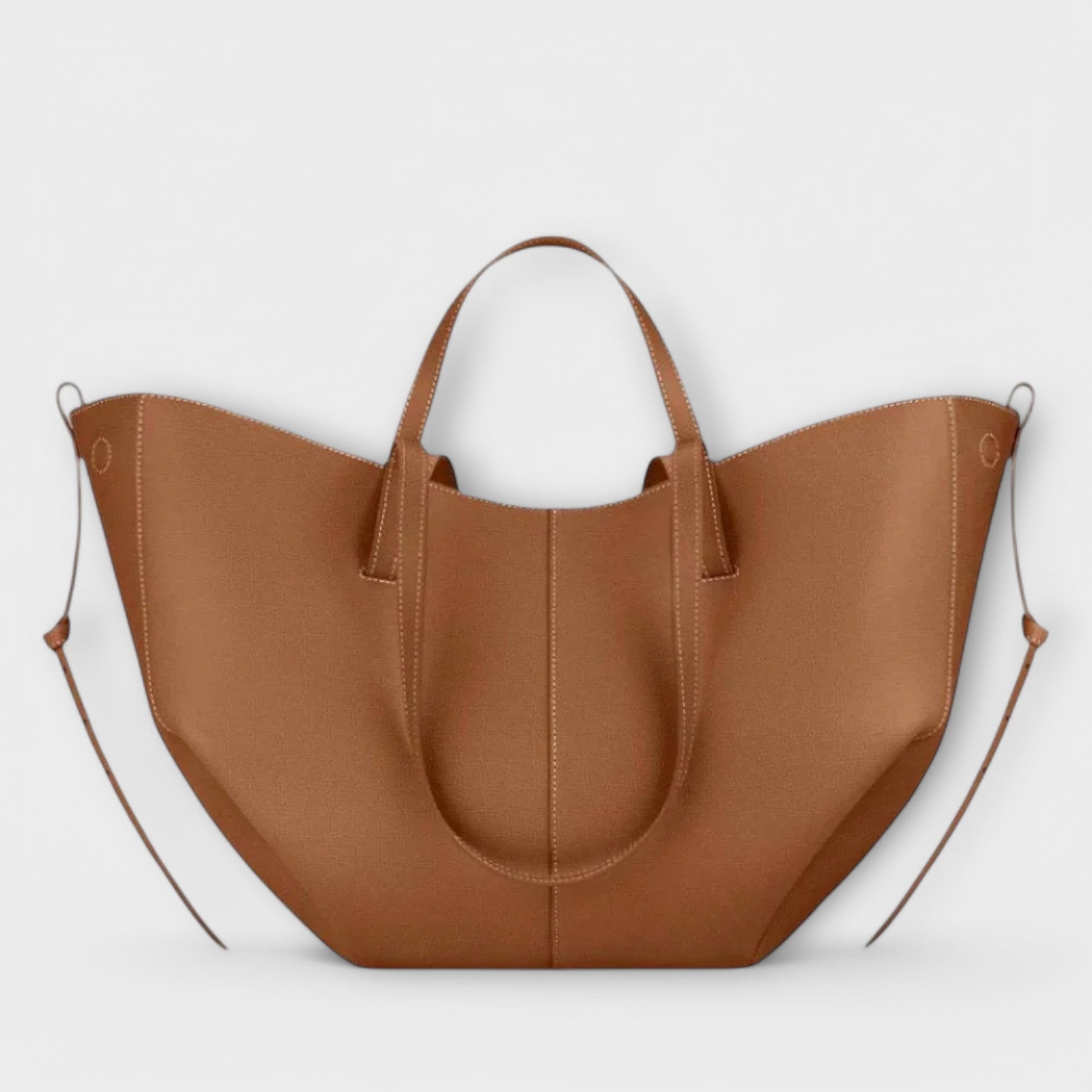 Gunnhild minimalist everyday tote bag spacious design neutral tone versatile travel shopping carryall