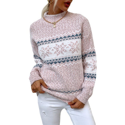 Festive Christmas knitwear in classic holiday colors, cozy knit style with seasonal pattern design