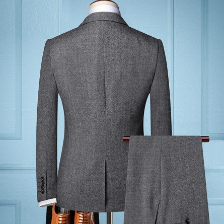 Three Piece Shelby Peaky Blinders Grey Herringbone Suit