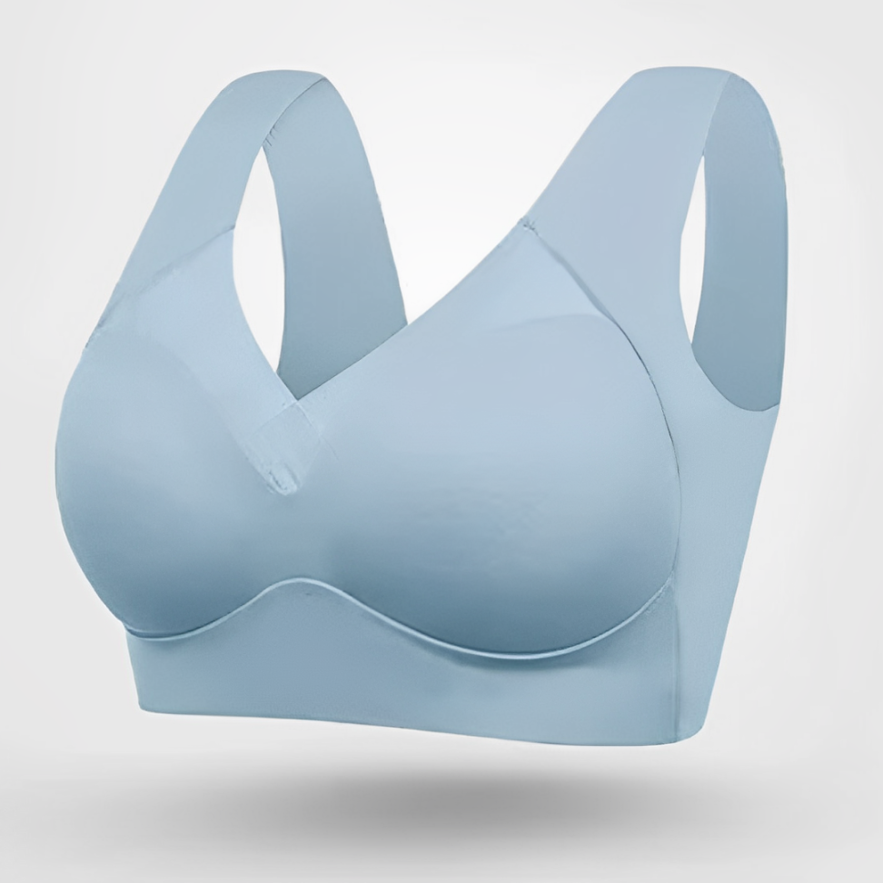 BoostFit seamless wireless bra in neutral tone, smooth sculpting fit with all-day flexible support