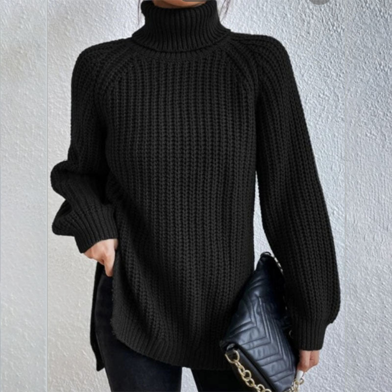 Wavlynn unisex thick wool turtleneck sweater cozy winter knit cold weather essential