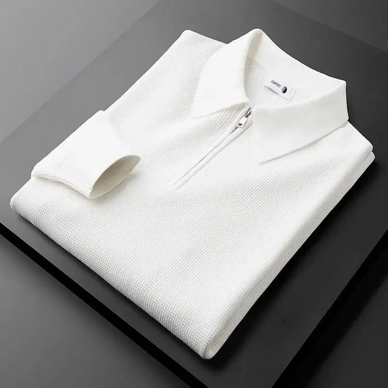 Bravon soft knit sweater with unique zip collar, relaxed fit cozy style for effortless layering