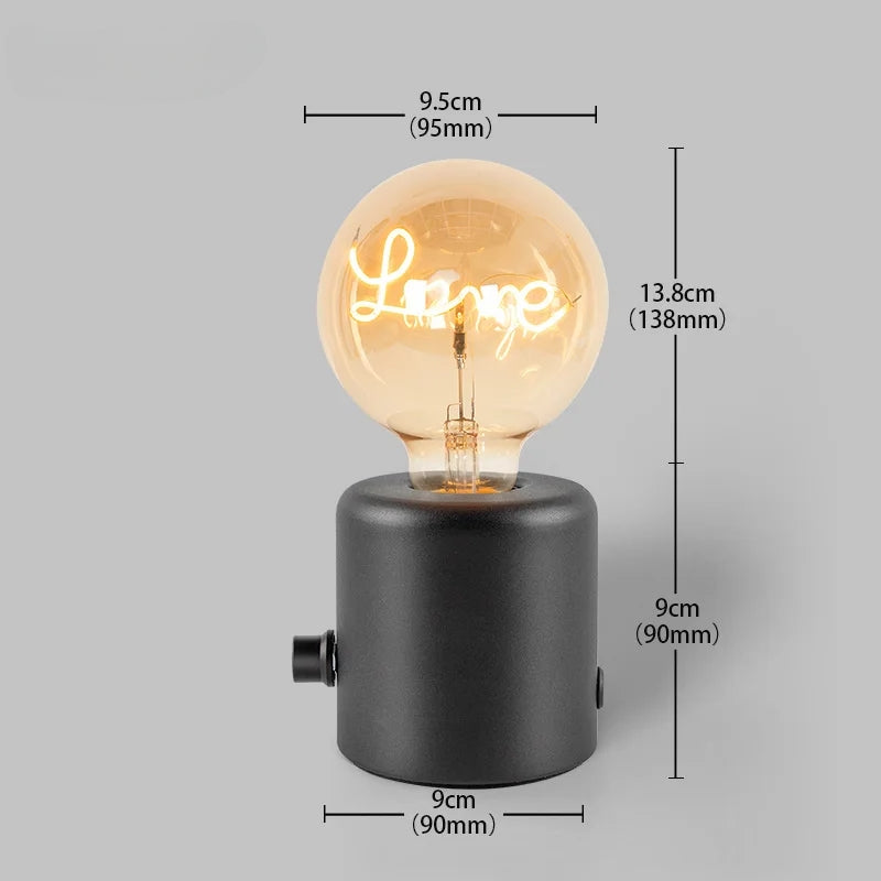 Amivor rechargeable oak wood lamp with smooth dimming control for cozy home ambiance