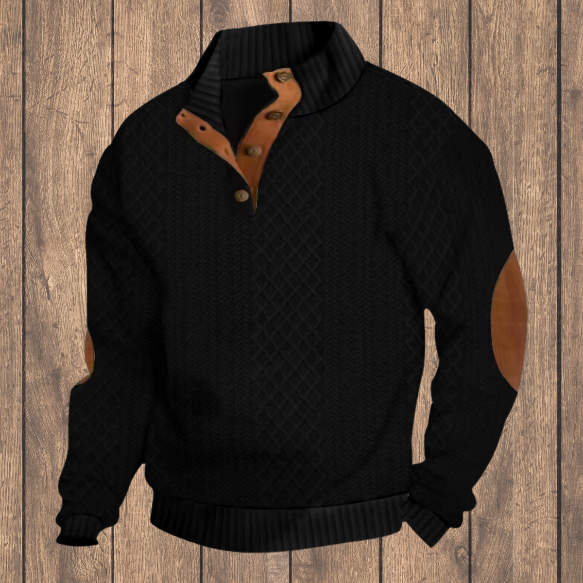 Timberline warm retro-style pullover in classic tones with vintage-inspired cozy knit design