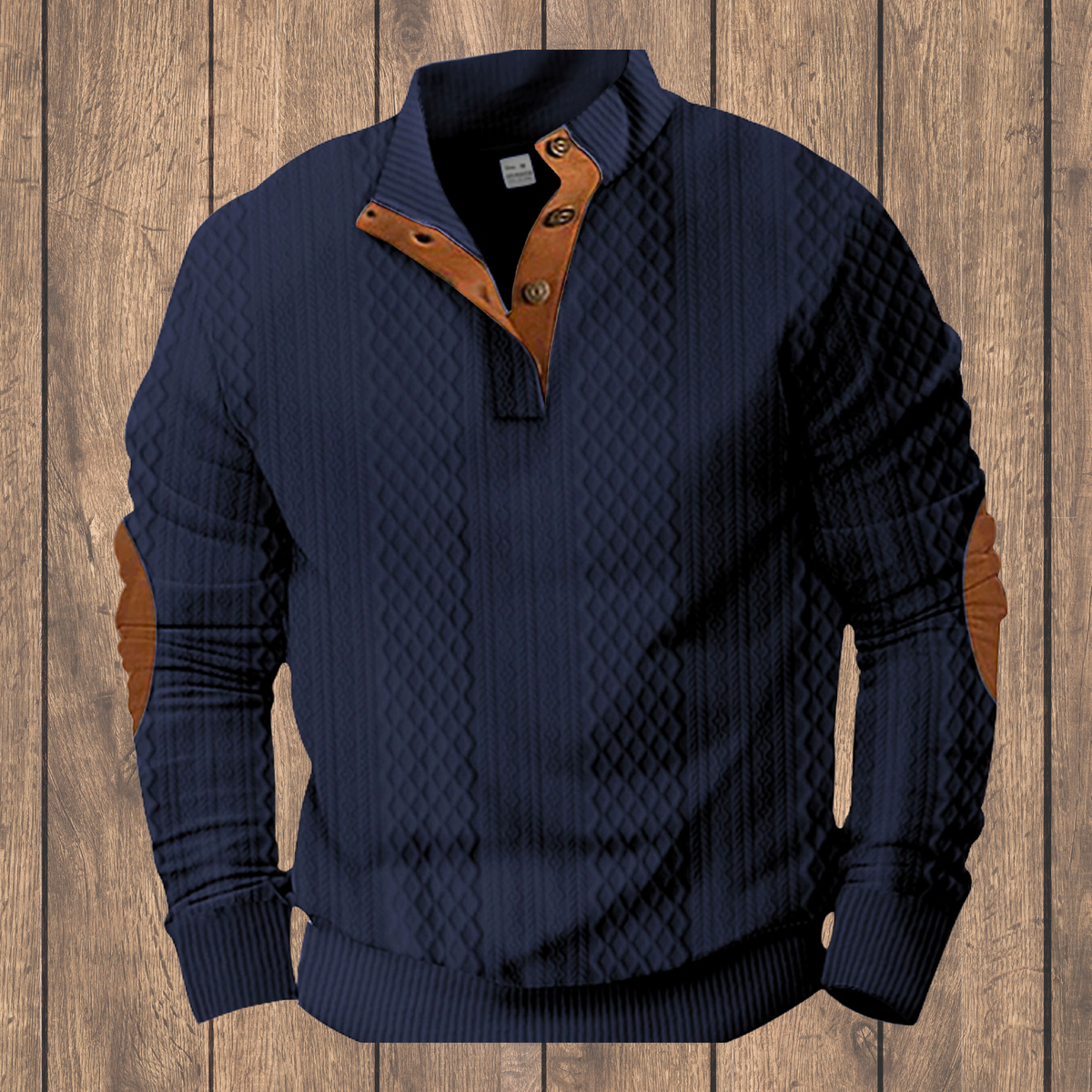 Timberline retro-style pullover warm knit sweater with classic vintage cut and cozy layering design