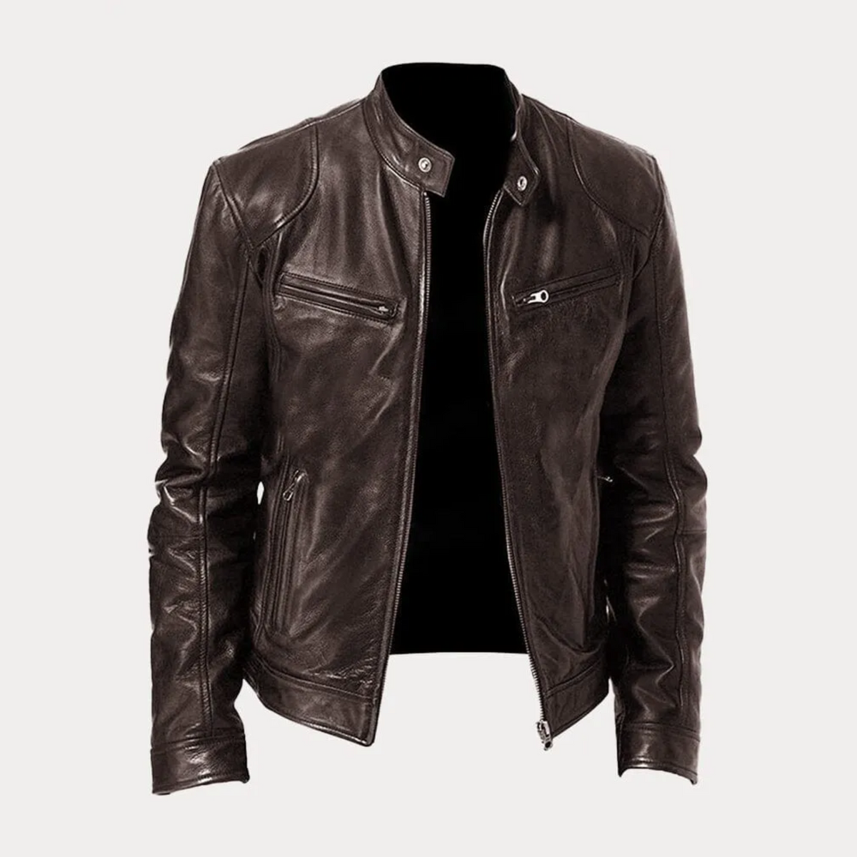 Men's black Blackout™ casual jacket with sleek structured design and sophisticated fit