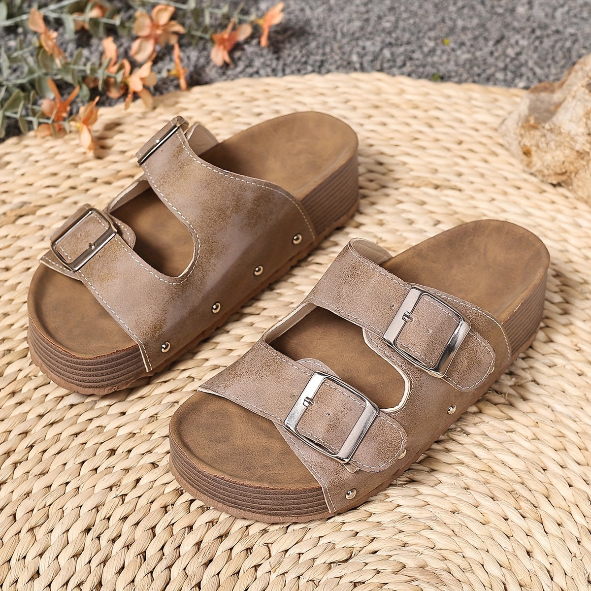 Juniper women's minimalist sandals in neutral tones with sleek silhouette and all-day comfort design