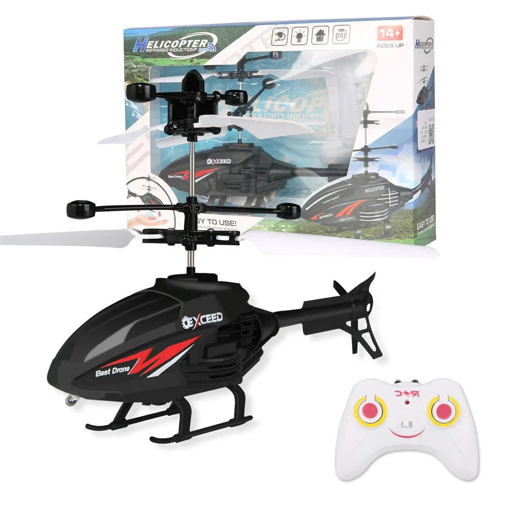Wavlynn USB rechargeable induction RC helicopter lightweight ABS plastic safe indoor outdoor kids toy