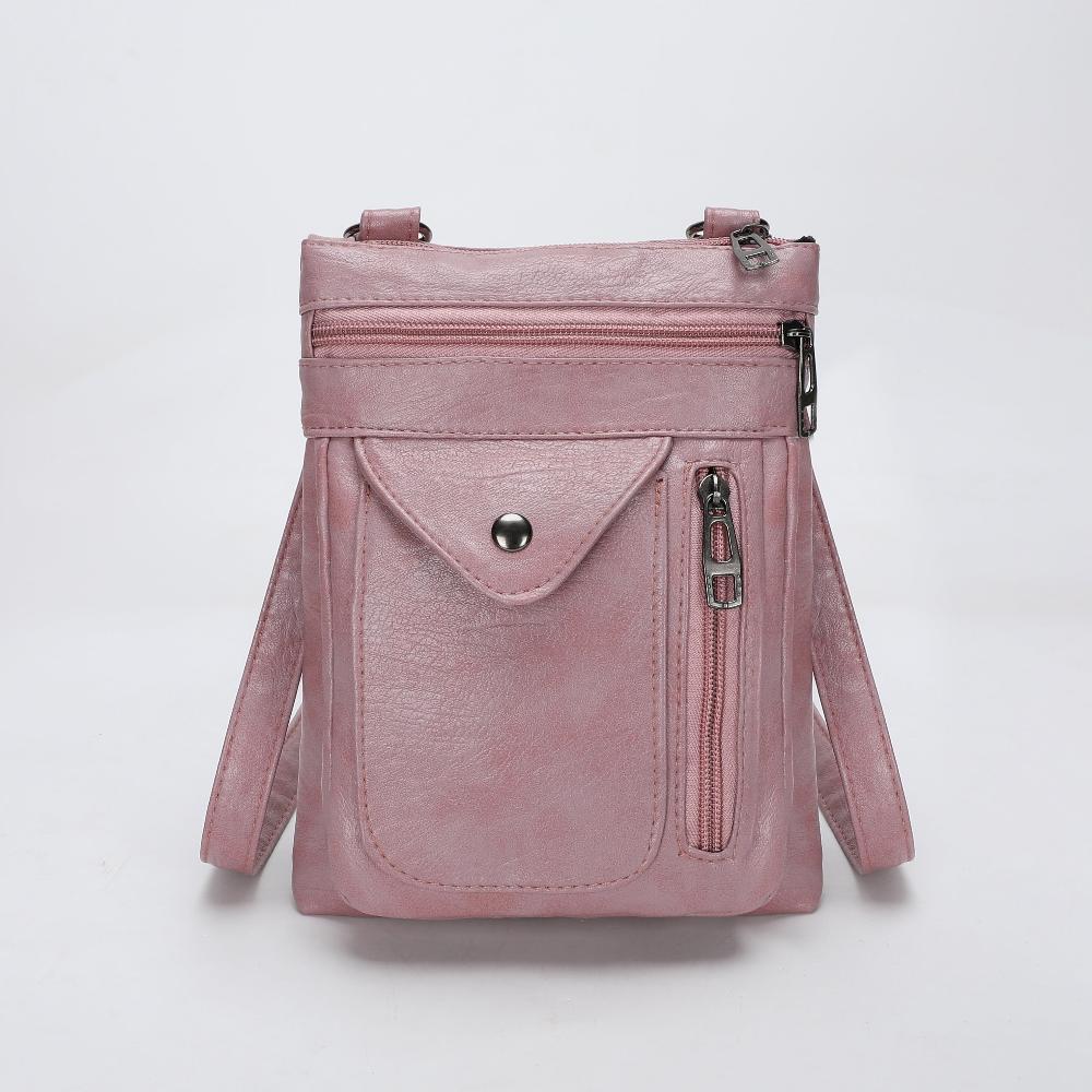 Wavlynn Rebecca vegan leather crossbody shoulder bag with adjustable strap and multiple pockets
