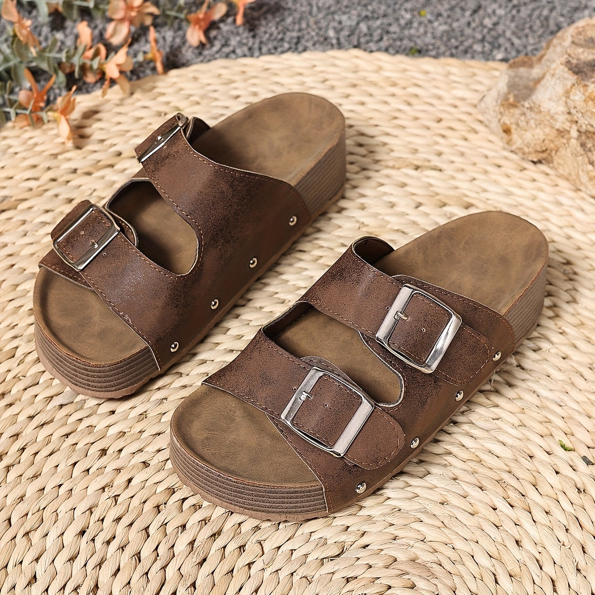 Juniper women's minimalist sandals in neutral tones with sleek silhouette and all-day comfort design