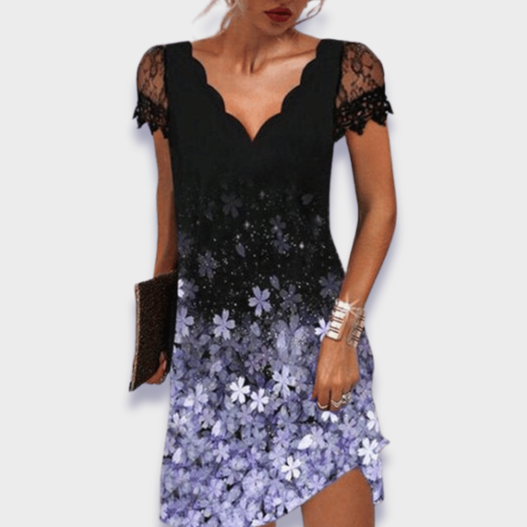Women's elegant tummy control evening dress in refined silhouette with graceful structured fit