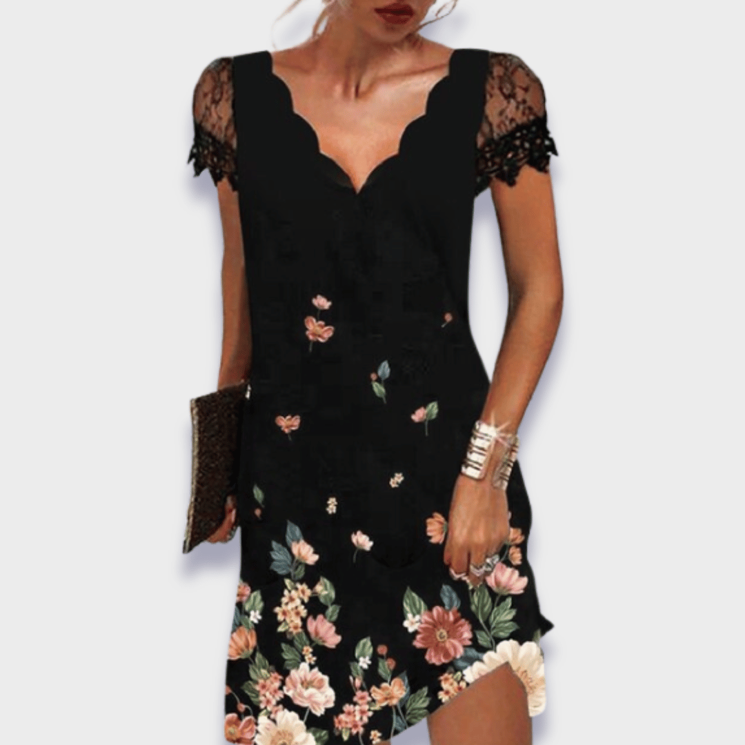 Women's elegant evening dress with tummy control, sleek silhouette, and graceful feminine fit