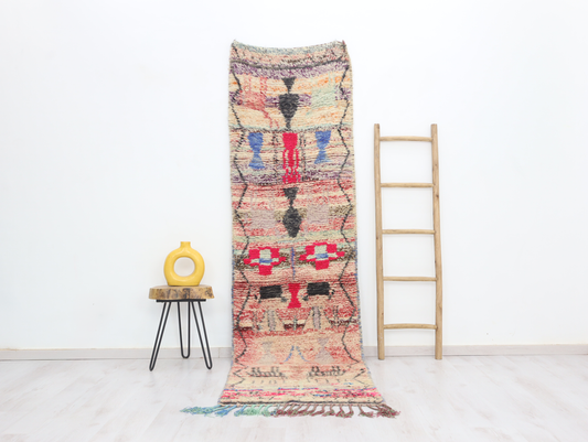 Gurzil  Moroccan Rug 2'6" x 9'4" - Wavlynn