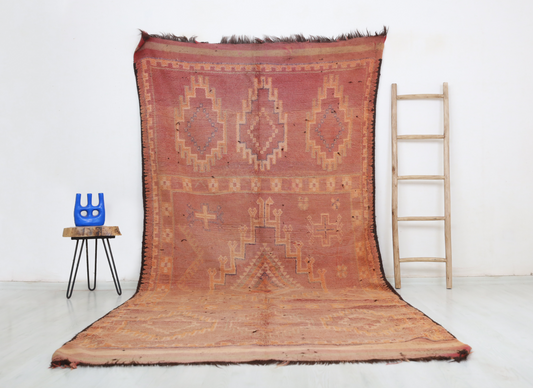 Asafu Vintage Moroccan Rug  5'4" x 12'3" - Wavlynn