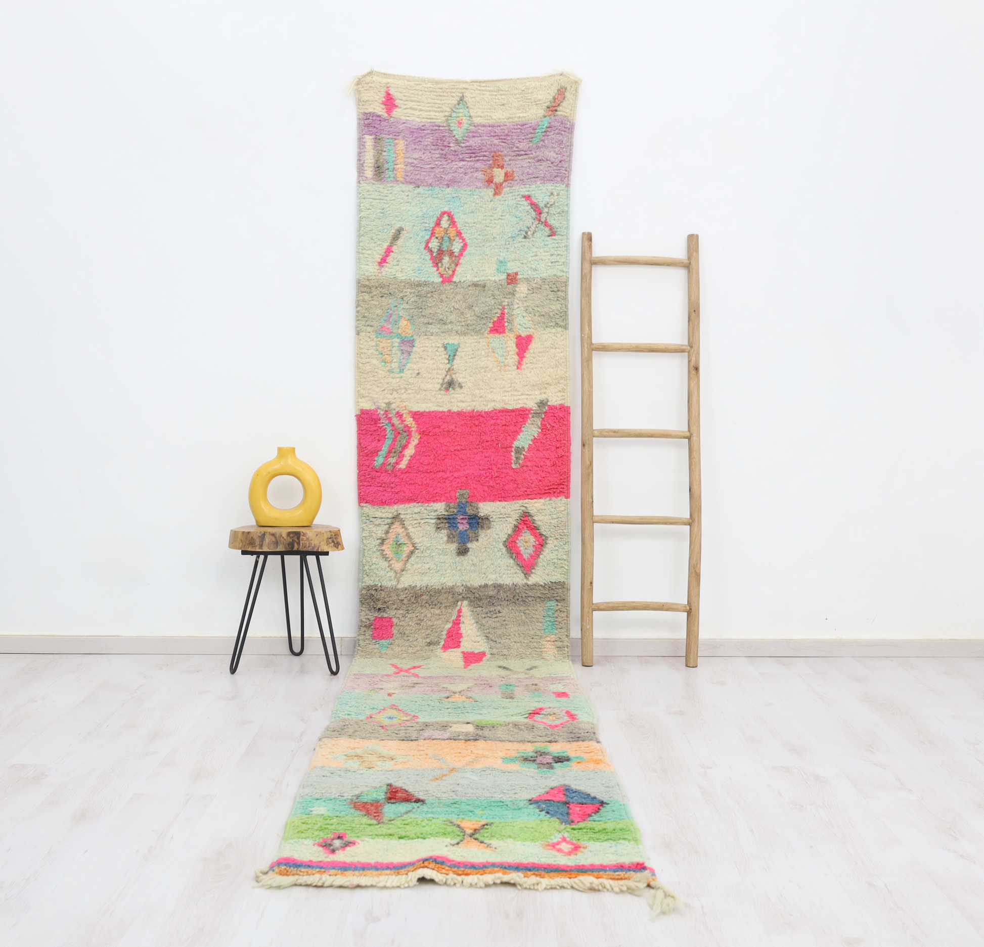 Antalas Moroccan Rug 2'6" x 13'3" - Wavlynn