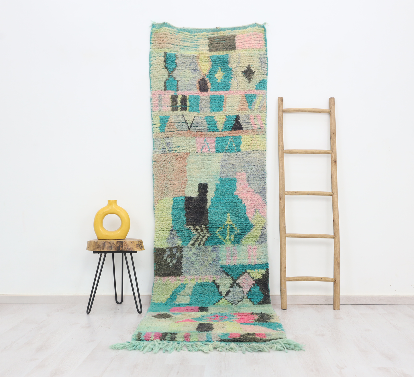 Taneflit  Moroccan Rug 2'8" x 9'5" - Wavlynn