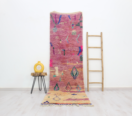 Hinan Moroccan Rug 2'8" x 9'5" - Wavlynn