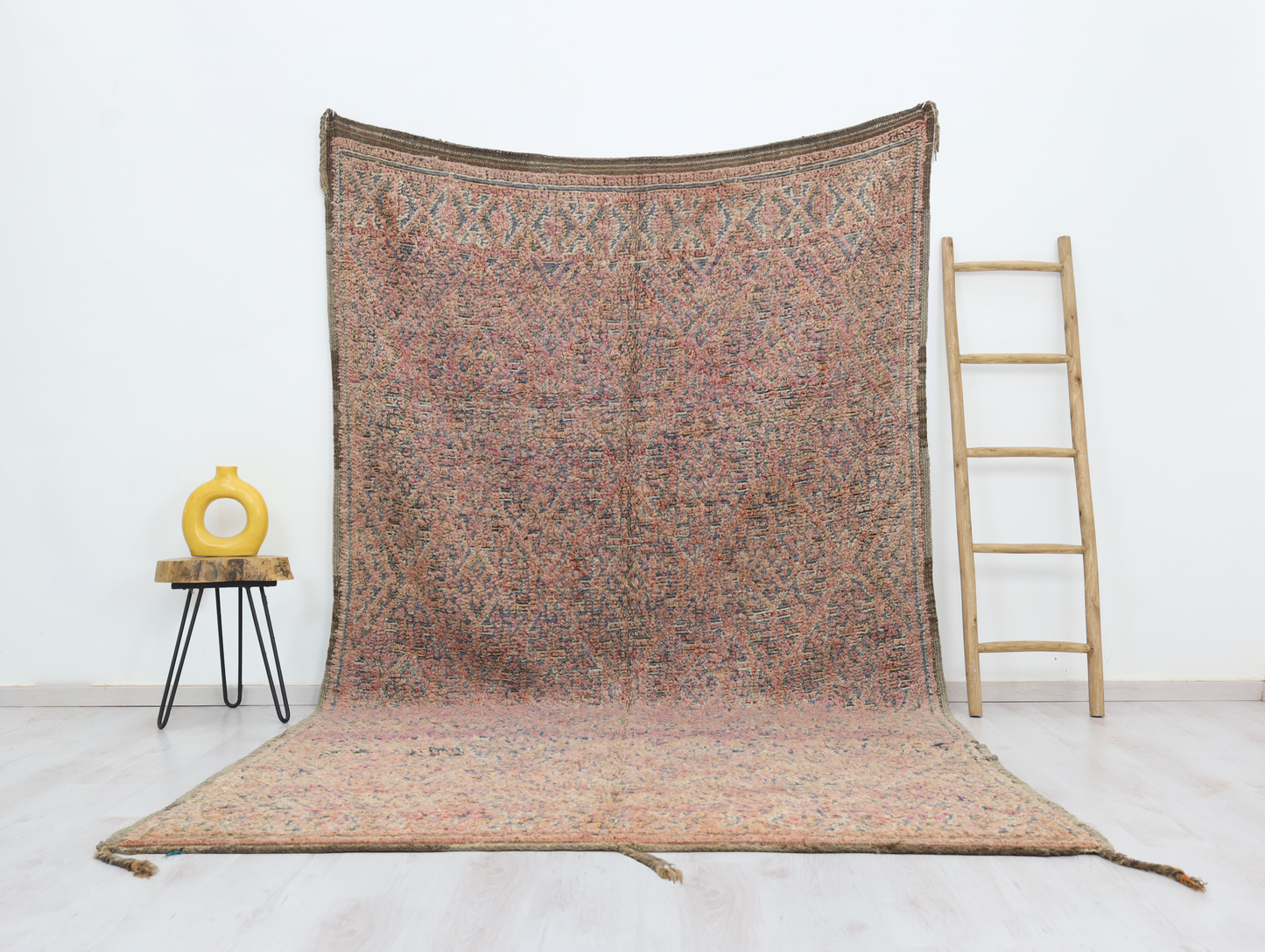 Imru Vintage Moroccan Rug 6'2" x10'7" - Wavlynn