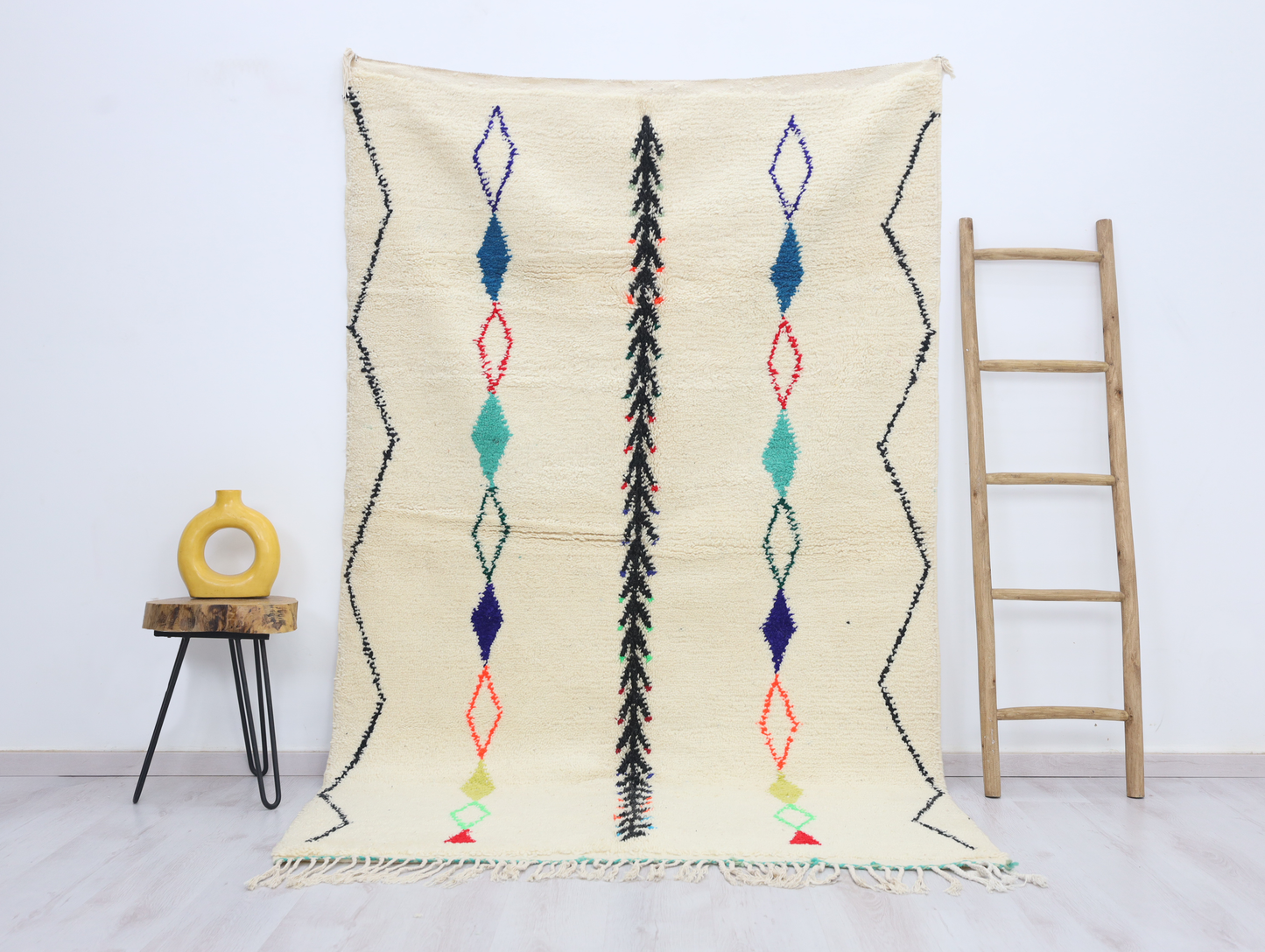 Tadla Moroccan Rug 5'2" x 8'2" - Wavlynn