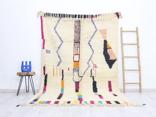 Ider Moroccan Rug 5'8" x 9'1" - Wavlynn