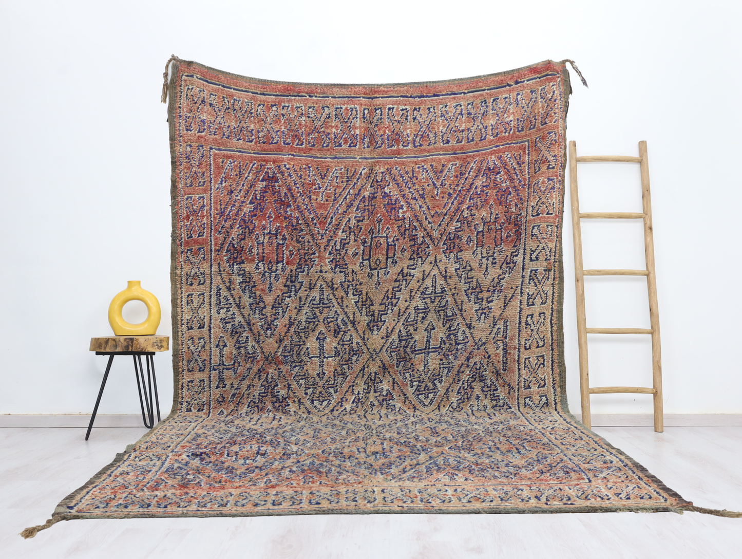 Aksilur Vintage Moroccan Rug  6'9" x 12'0" - Wavlynn