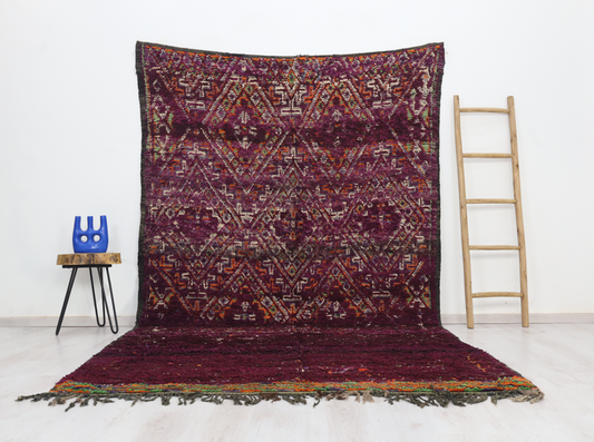 Arrawen Vintage Moroccan Rug  6'2" x 11'2" - Wavlynn