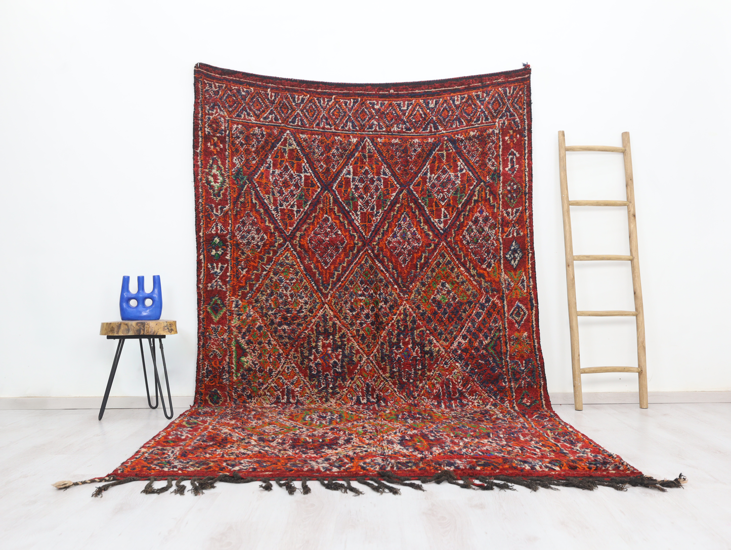 Amellalun Vintage Moroccan Rug  6'1" x 10'3" - Wavlynn