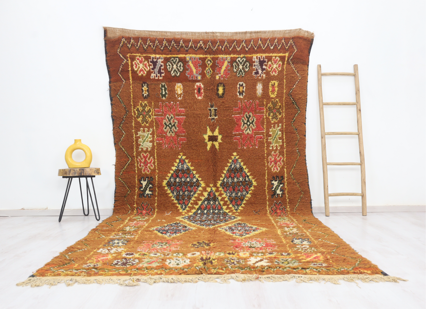 Aghraw Vintage Moroccan Rug  6'1" x 12'0" - Wavlynn