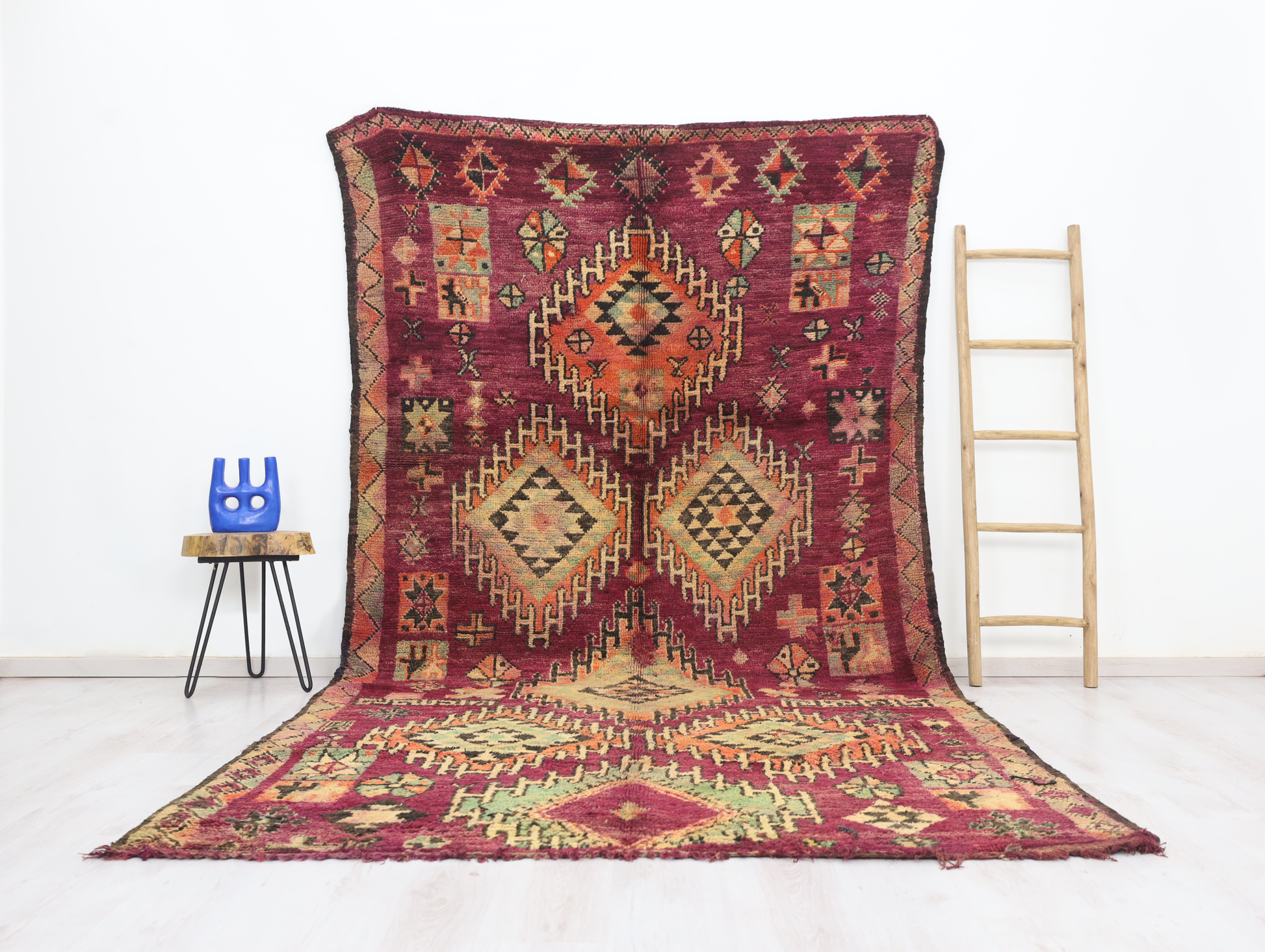 Tazrin Vintage Moroccan Rug  6'2" x 11'7" - Wavlynn