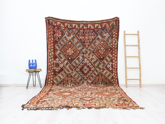 Aymur Vintage Moroccan Rug  6'5" x 11'9" - Wavlynn