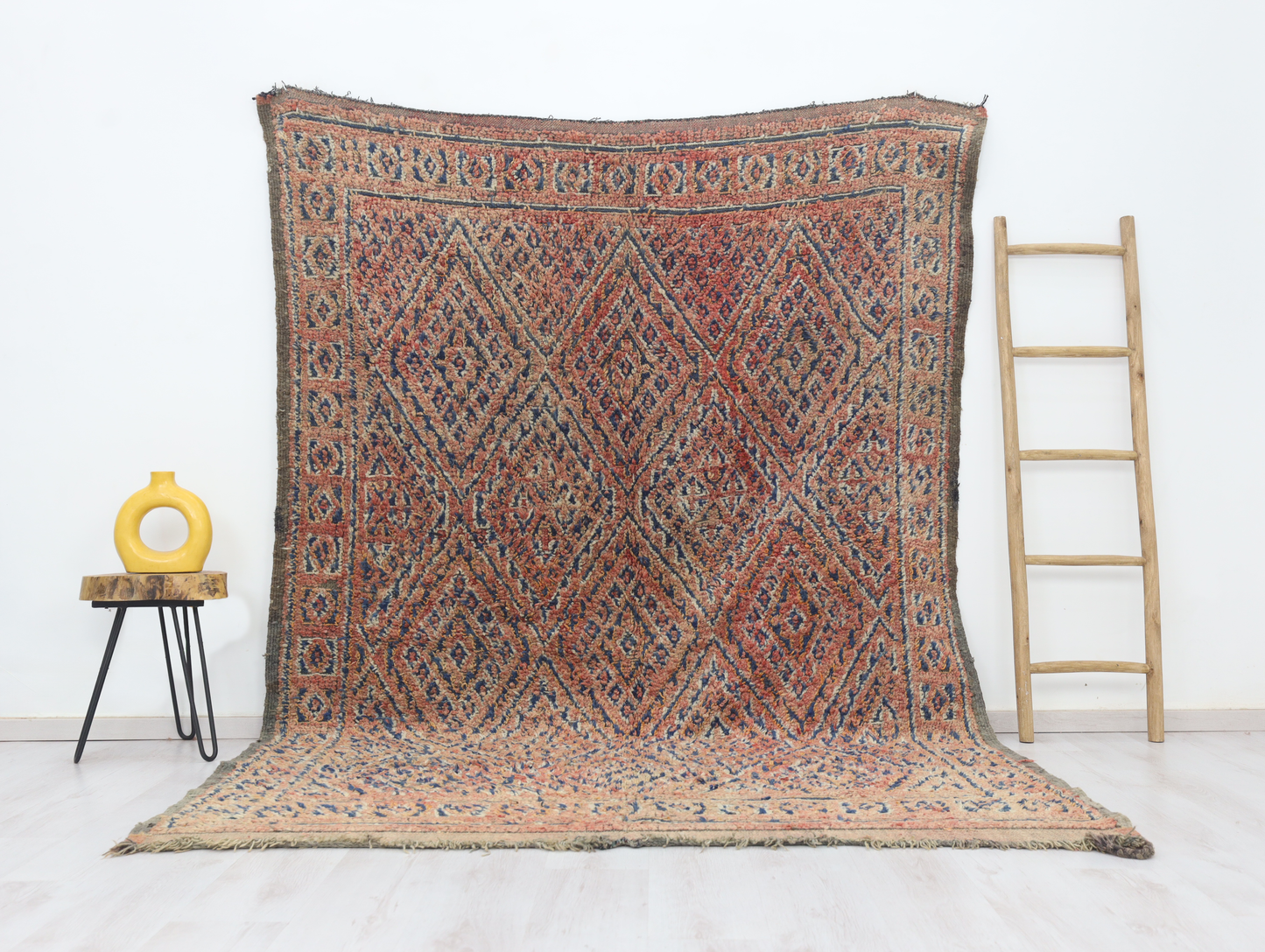 Anir Vintage Moroccan Rug  6'6" x 9'4" - Wavlynn
