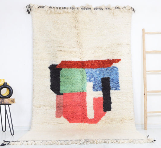 Tanirt Moroccan Rug 4'9" x 8'1" - Wavlynn