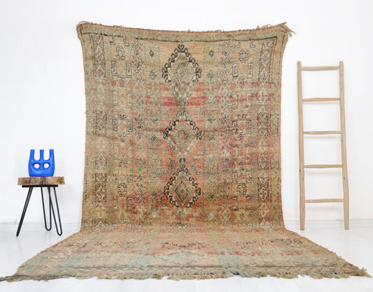 Asmun Vintage Moroccan Rug  5'8" x 11'2" - Wavlynn