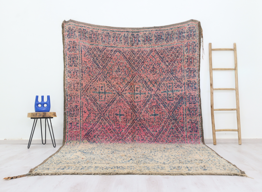 Imawen Vintage Moroccan Rug  6'5" x10'9" - Wavlynn