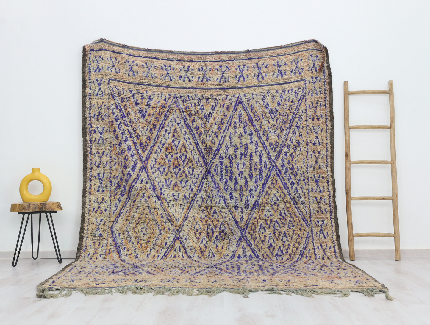 Tirza Vintage Moroccan Rug 7'1" x9'4" - Wavlynn