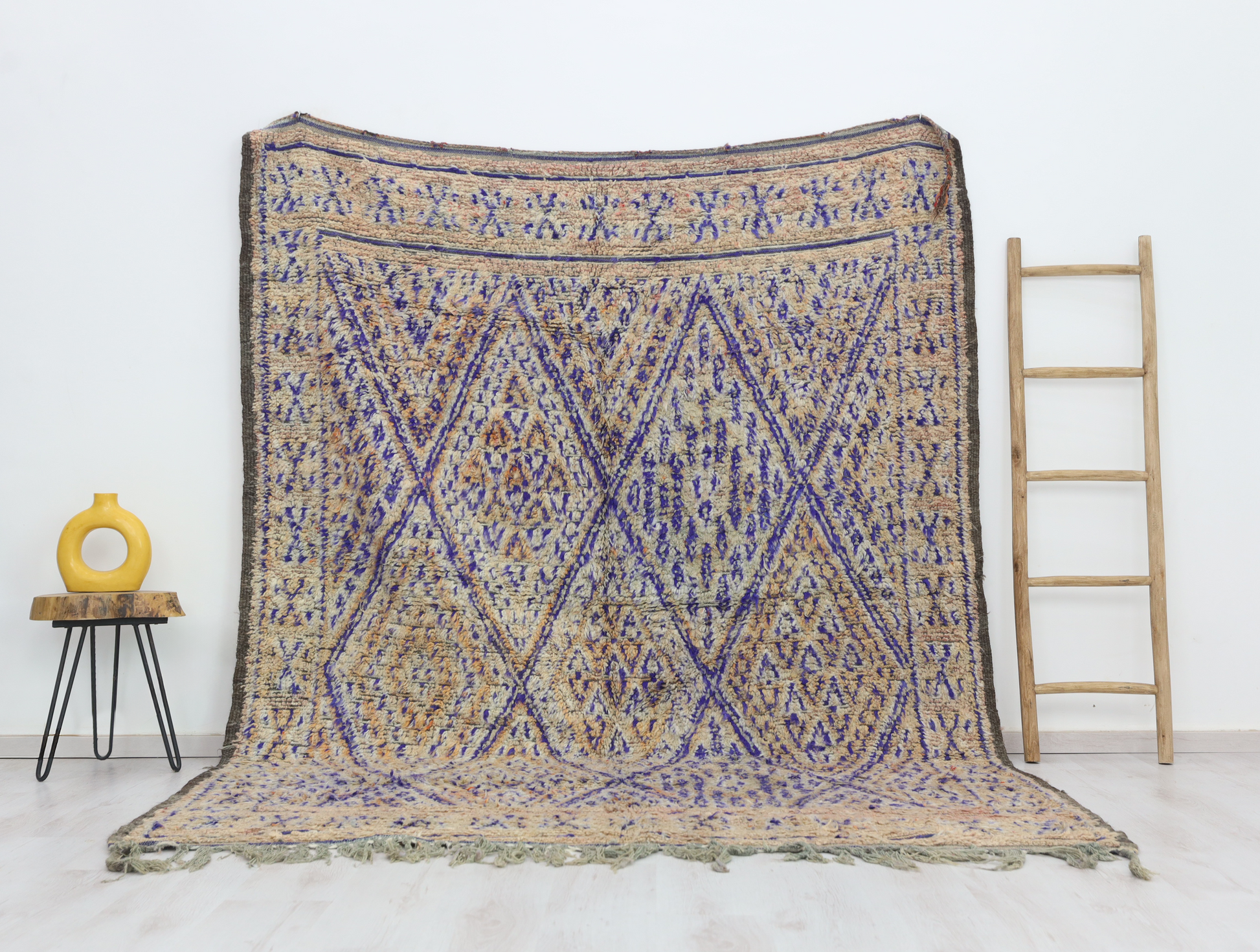 Tirza Vintage Moroccan Rug 7'1" x9'4" - Wavlynn