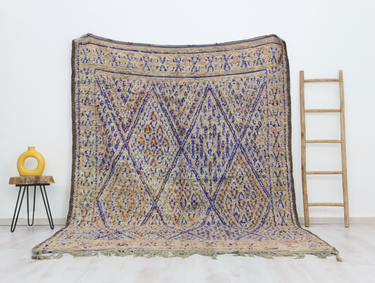 Tirza Vintage Moroccan Rug 7'1" x9'4" - Wavlynn