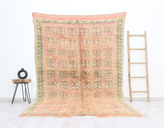 Tafuktit Vintage Moroccan Rug 5'8" x9'6" - Wavlynn