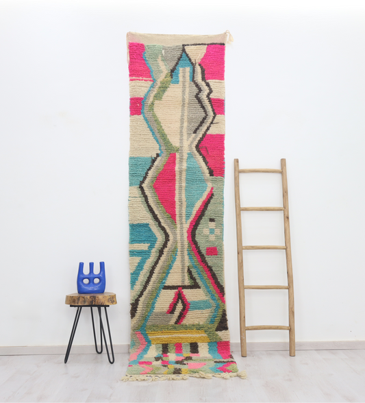 Alminda Moroccan Rug  2'4" x 9'9" - Wavlynn