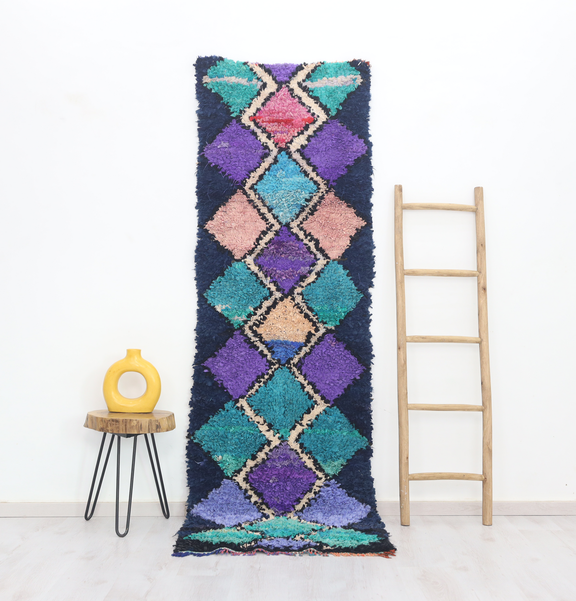 Tifan Moroccan Rug 2'5" x 8'2" - Wavlynn