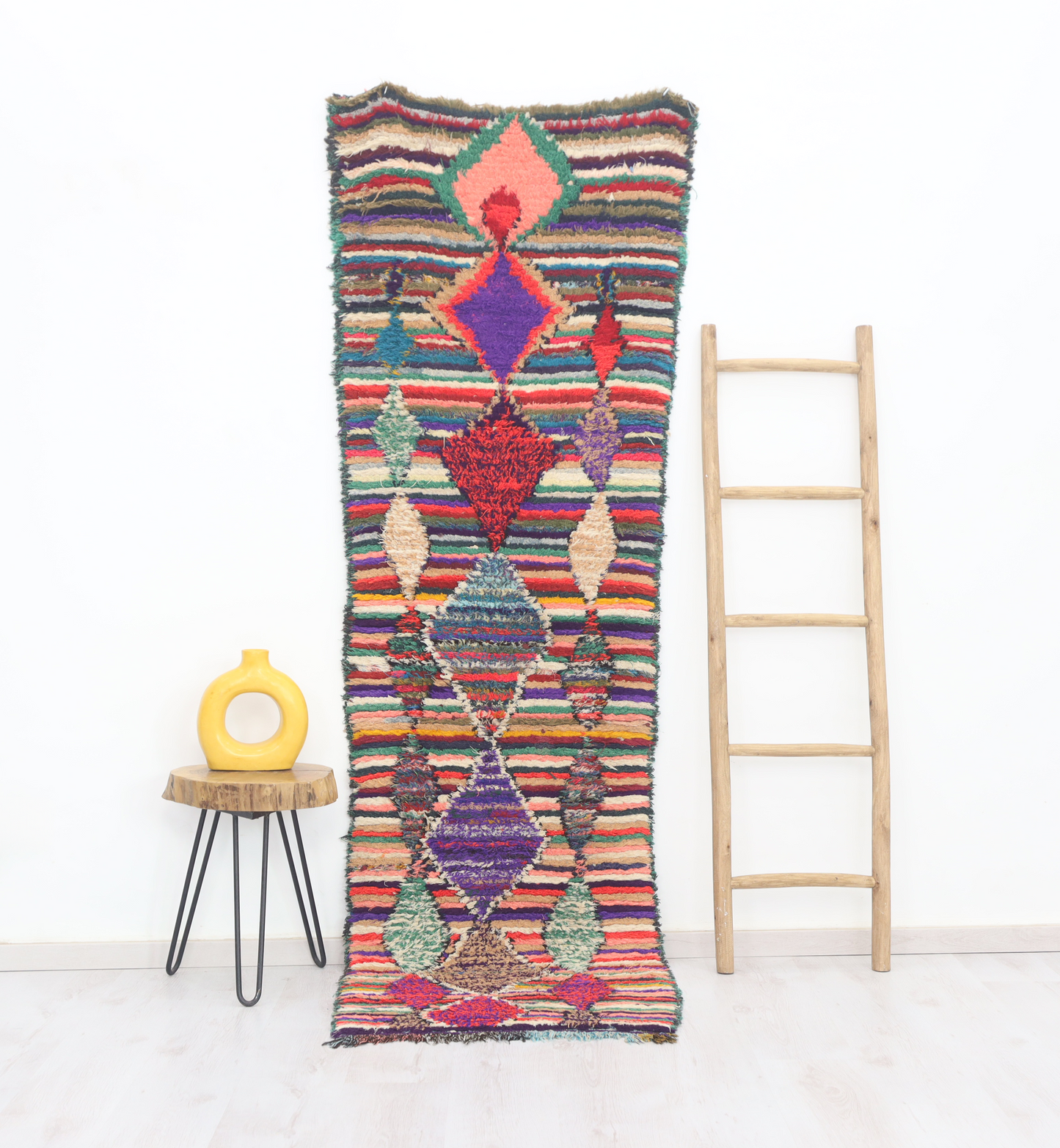 Kella  Moroccan Rug 2'6" x 8'2" - Wavlynn