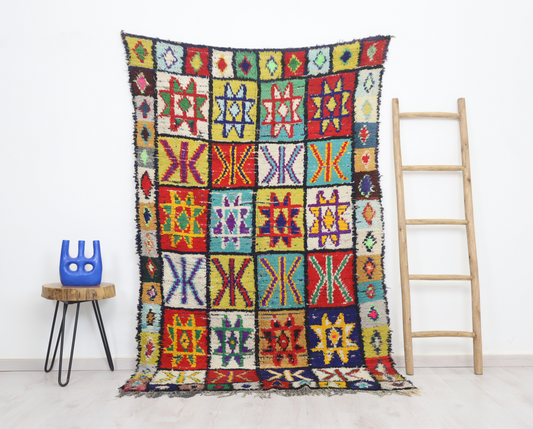 Zinna  Moroccan Rug 4'4" x 7'3" - Wavlynn
